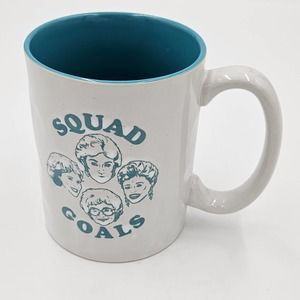 Silver Buffalo ABC Signature The Golden Girls Squad Goals Coffee Tea Mug 15 oz.